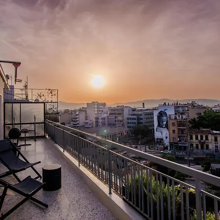Athenian Noir Blanc Penthouse - Breathtaking View - Center * Athens